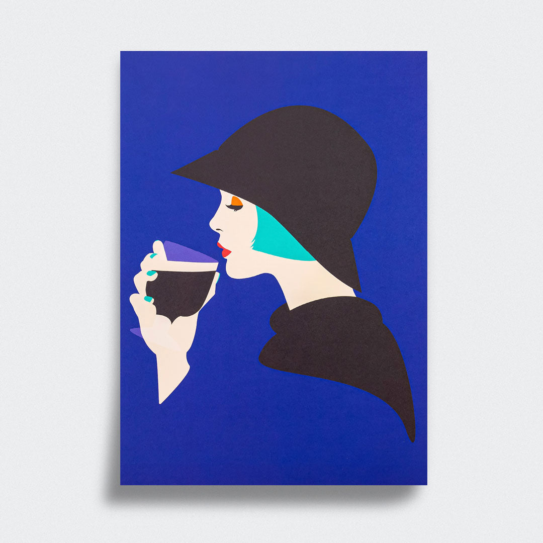 LITTLE BLACK DRINK Print