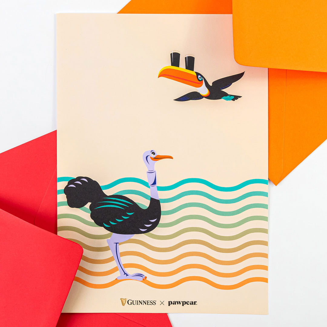 TOUCAN & OSTRICH Writing Set