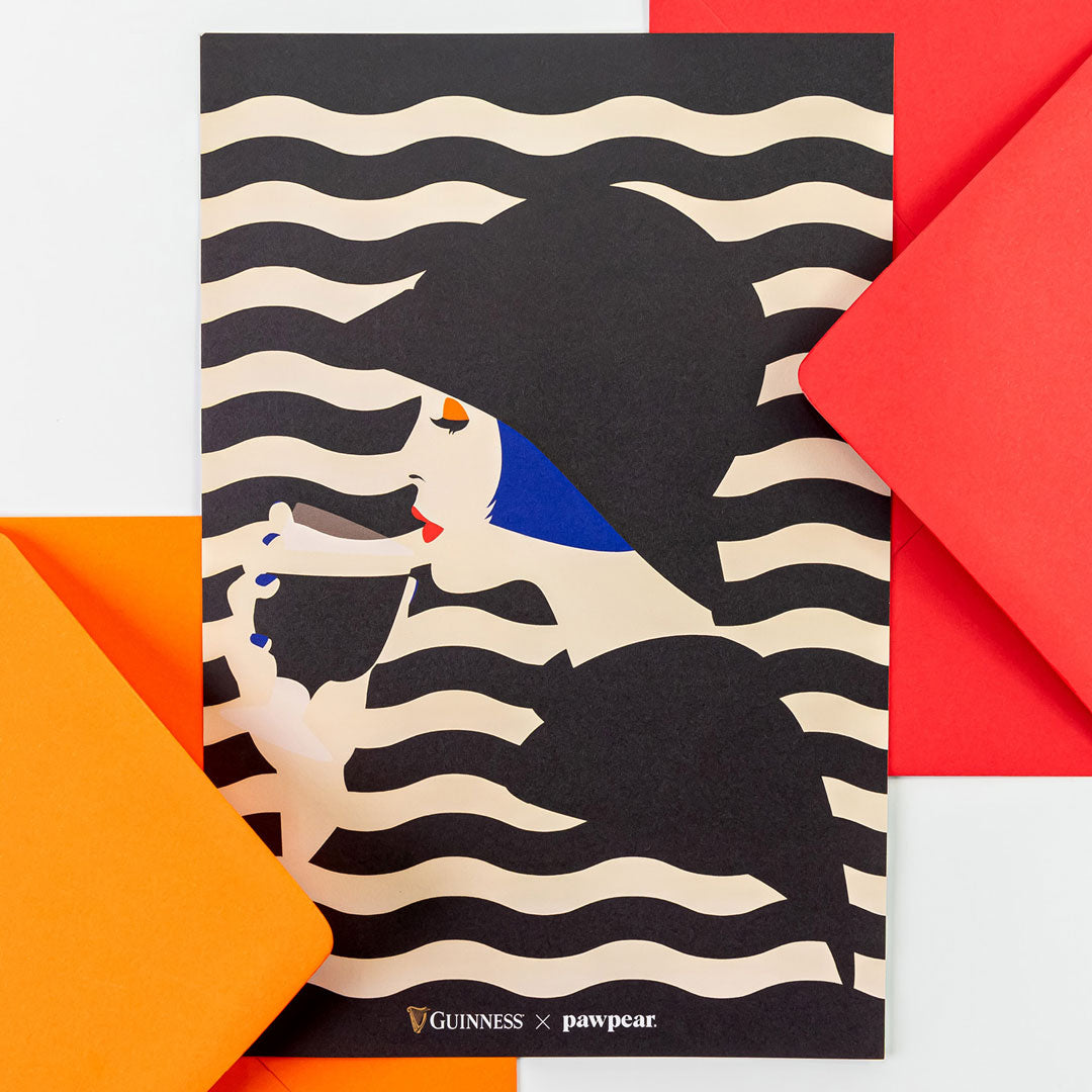 LITTLE BLACK DRINK Writing set