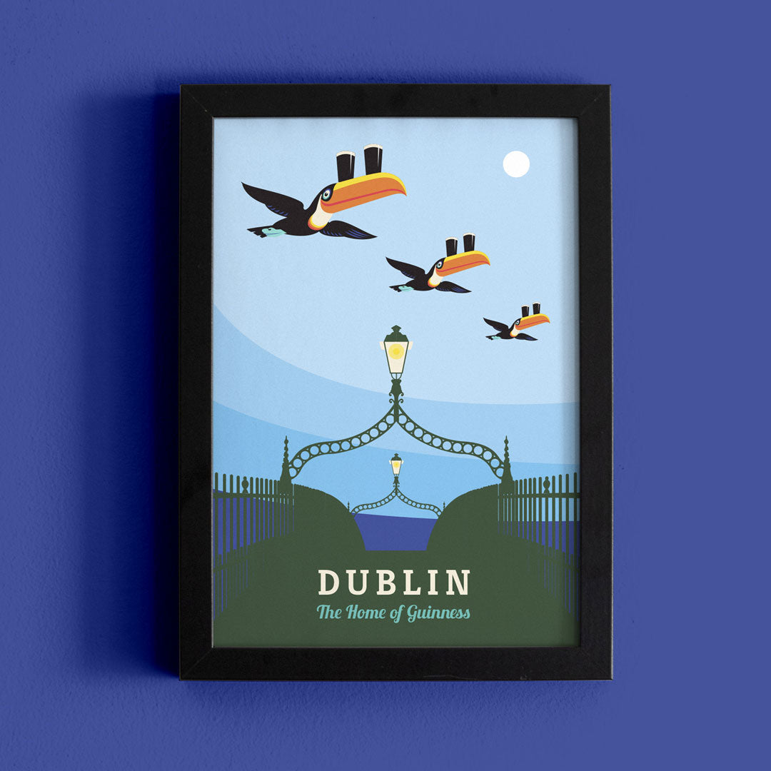 DUBLIN HA'PENNY BRIDGE Print