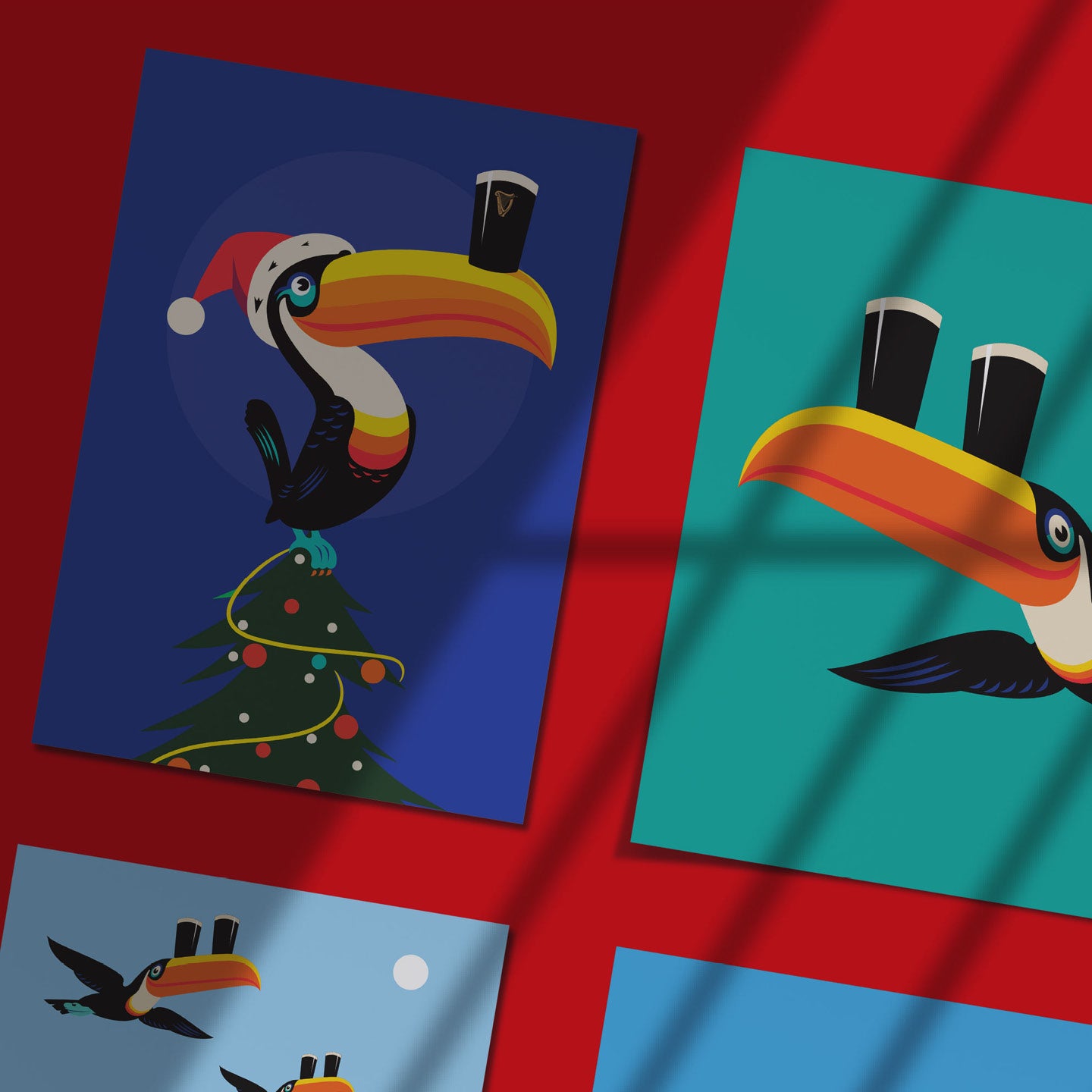TOUCAN Christmas Print