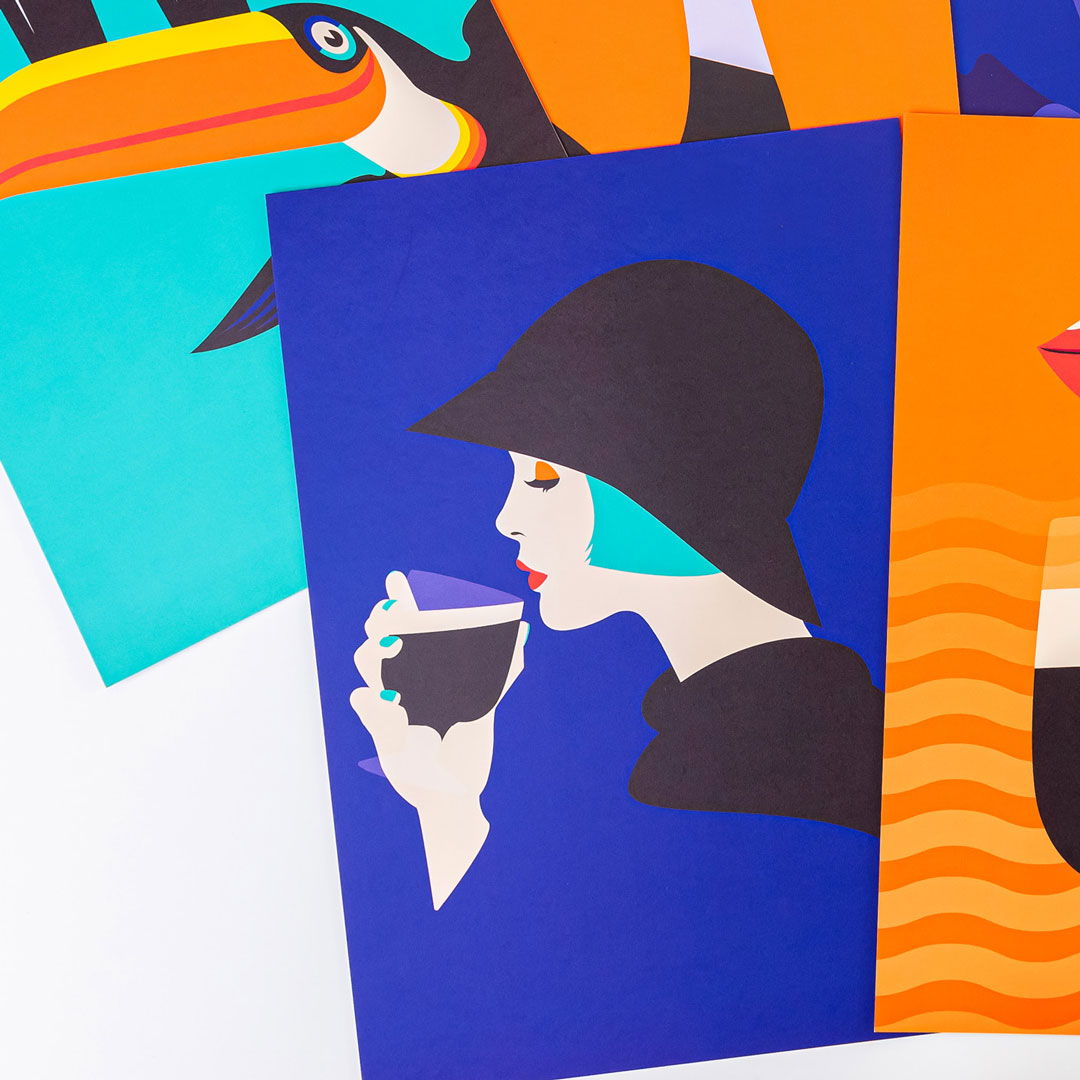 LITTLE BLACK DRINK Print